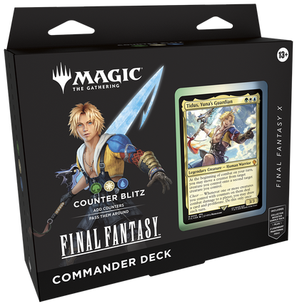 Magic the Gathering Final Fantasy Commander Decks (4 Decks Per Display)