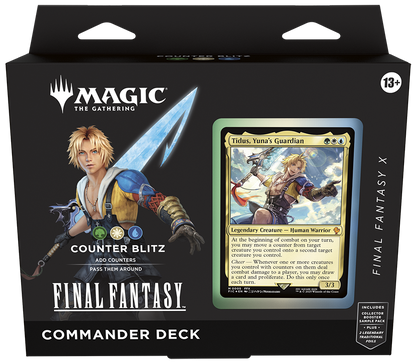 Magic the Gathering Final Fantasy Commander Decks (4 Decks Per Display)
