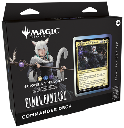 Magic the Gathering Final Fantasy Commander Decks (4 Decks Per Display)