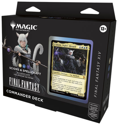 Magic the Gathering Final Fantasy Commander Decks (4 Decks Per Display)