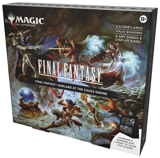 PREORDER Magic the Gathering Final Fantasy Holiday Release Scene Box Bundle (4 Decks Per Display)