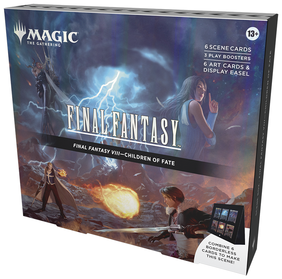 PREORDER Magic the Gathering Final Fantasy Holiday Release Scene Box Bundle (4 Decks Per Display)
