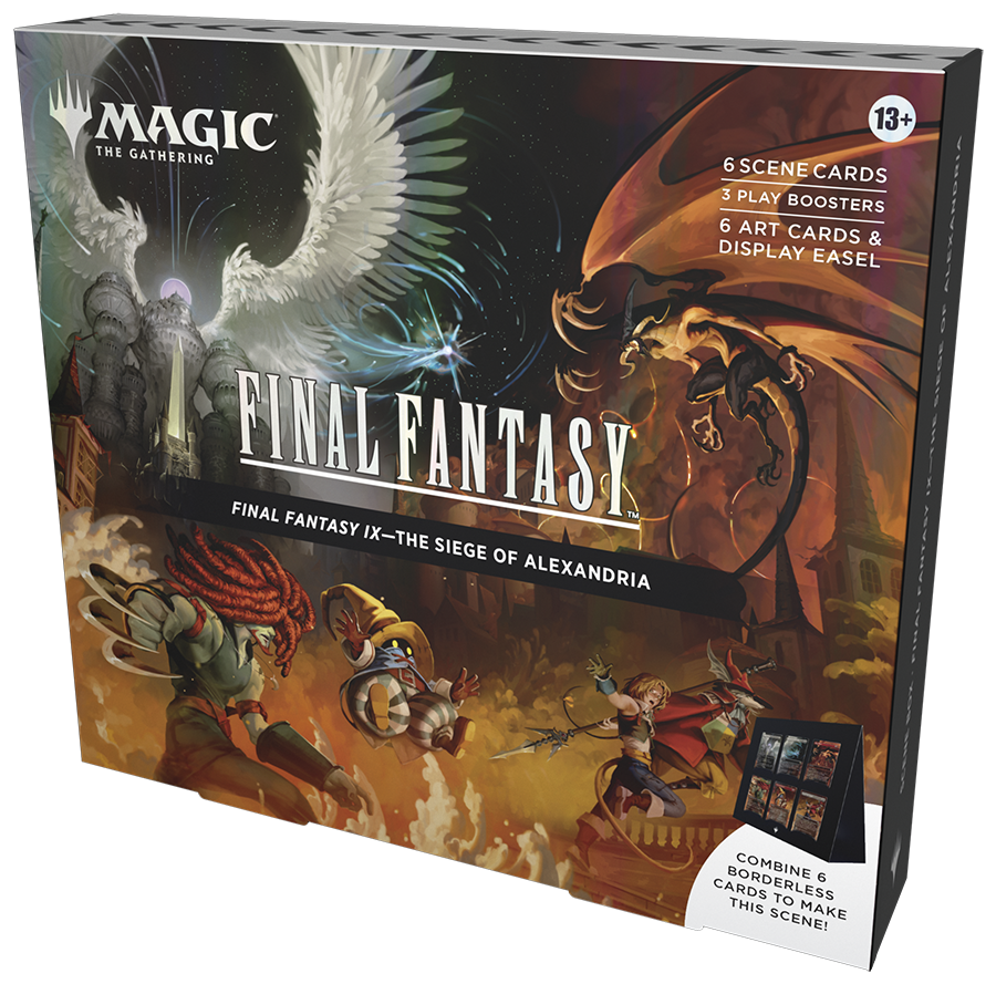PREORDER Magic the Gathering Final Fantasy Holiday Release Scene Box Bundle (4 Decks Per Display)