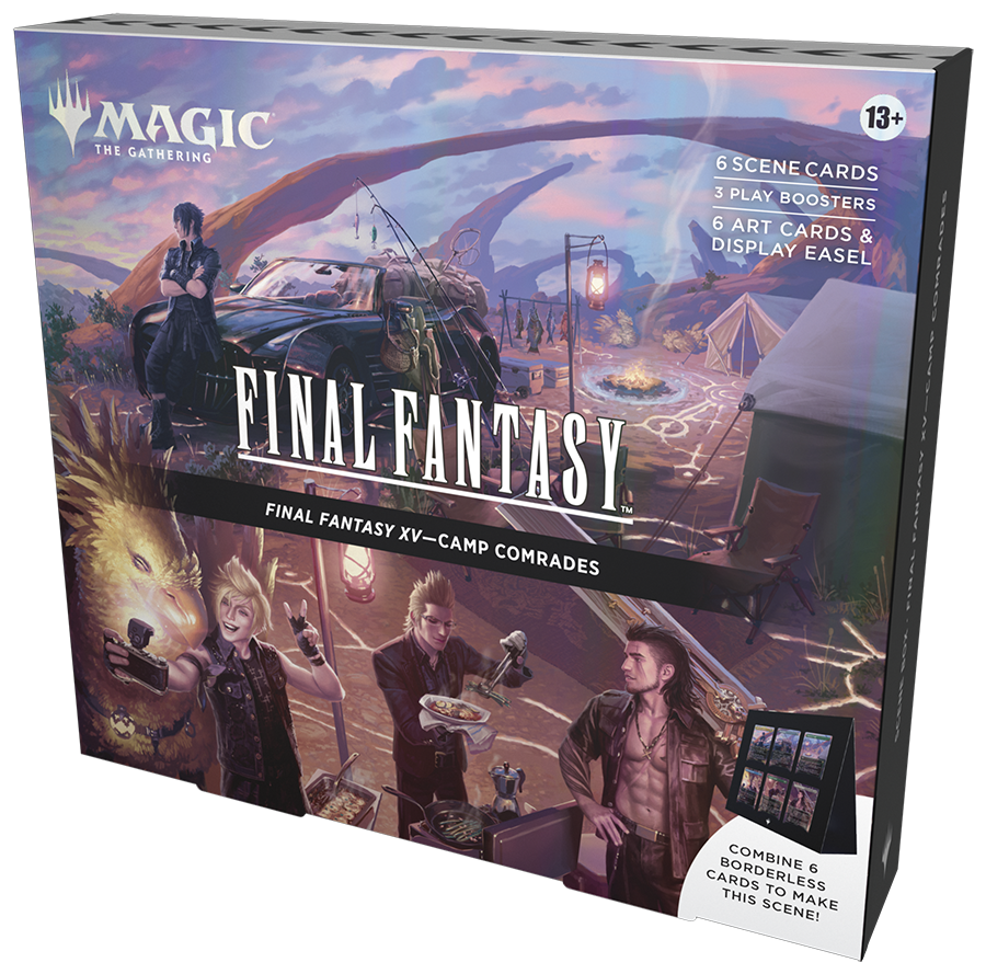 PREORDER Magic the Gathering Final Fantasy Holiday Release Scene Box Bundle (4 Decks Per Display)