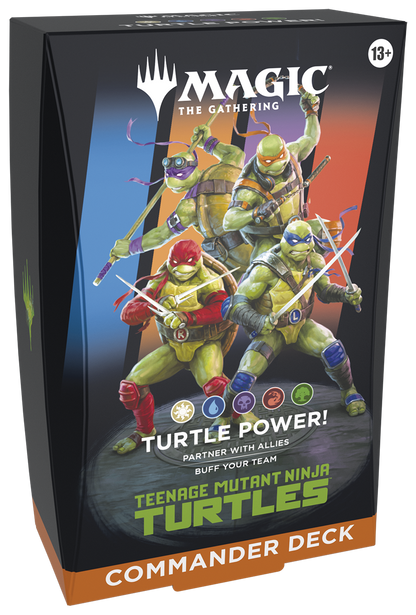 PREORDER Magic the Gathering Teenage Mutant Ninja Turtles Commander Deck Turtle Power