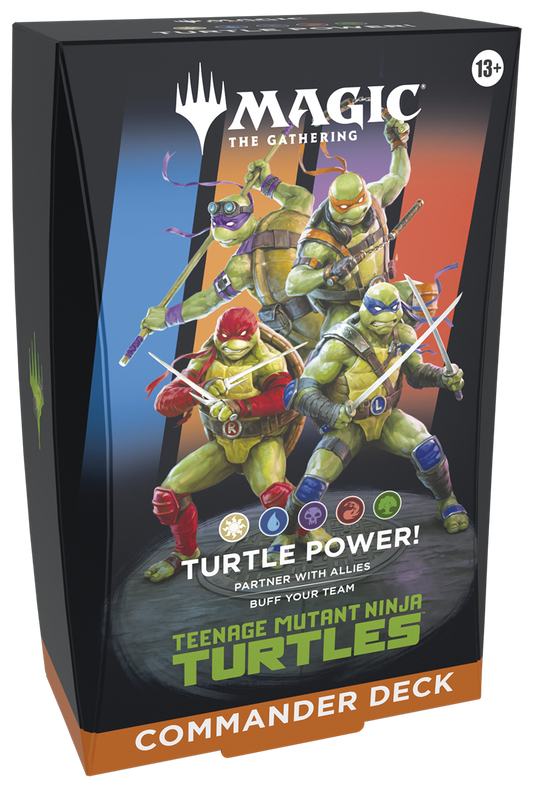PREORDER Magic the Gathering Teenage Mutant Ninja Turtles Commander Deck Turtle Power