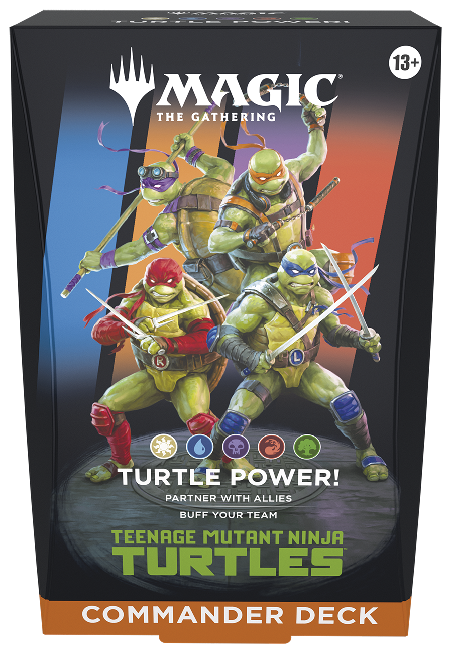PREORDER Magic the Gathering Teenage Mutant Ninja Turtles Commander Deck Turtle Power