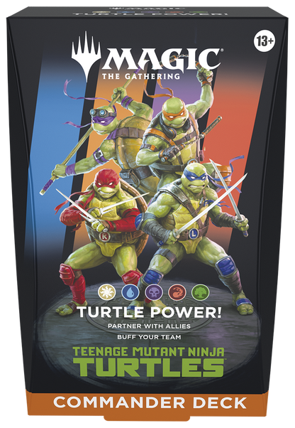PREORDER Magic the Gathering Teenage Mutant Ninja Turtles Commander Deck Turtle Power