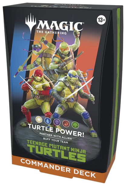 PREORDER Magic the Gathering Teenage Mutant Ninja Turtles Commander Deck Turtle Power