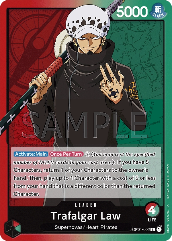 Trafalgar Law (OP01-002) Romance Dawn - Cleric's Crypt