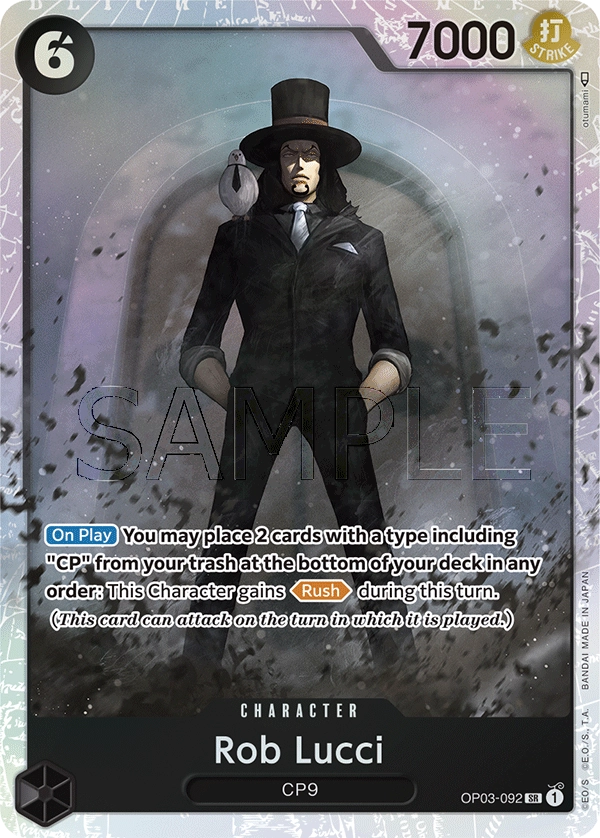 Rob Lucci (OP03-092) Pillars of Strength - Cleric's Crypt