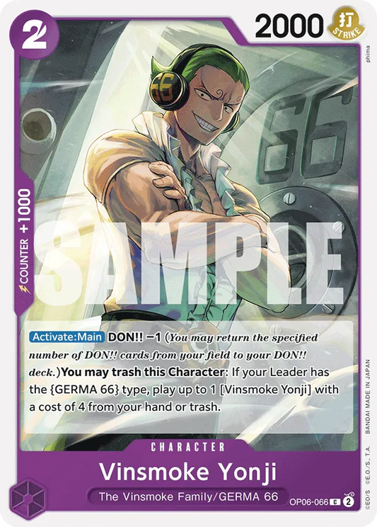 Vinsmoke Yonji OP06-066 (Premium Booster -The Best-)