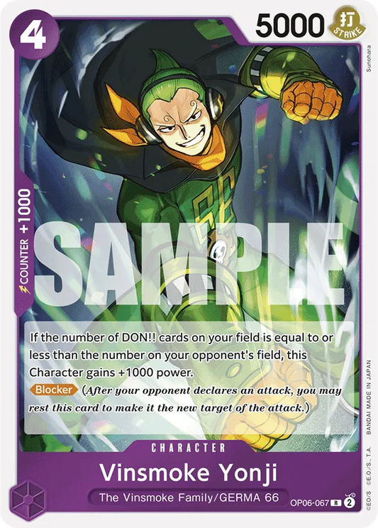 Vinsmoke Yonji OP06-067 (Premium Booster -The Best-)