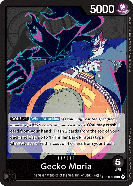 Gecko Moria (OP06-080) Wings of the Captain - Cleric's Crypt