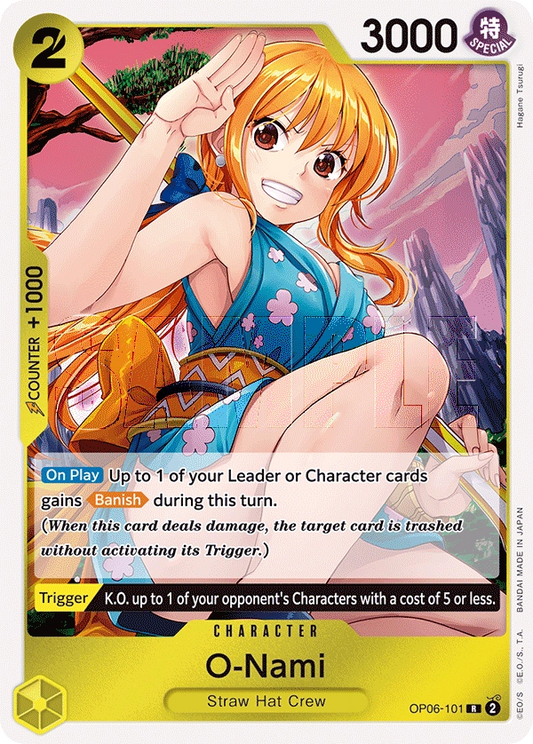 O-Nami (OP06-101) Wings of the Captain - Cleric's Crypt