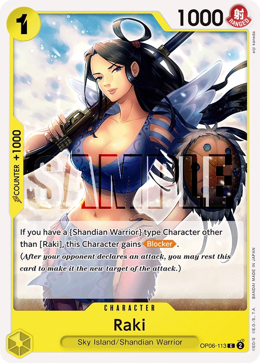 Raki (OP06-113) Wings of the Captain - Cleric's Crypt