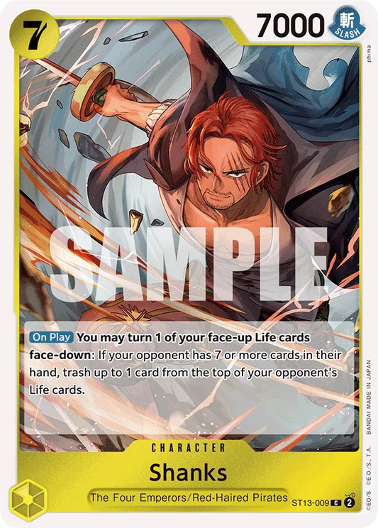 Shanks (ST13-009) Ultra Deck: The Three Brothers - Cleric's Crypt