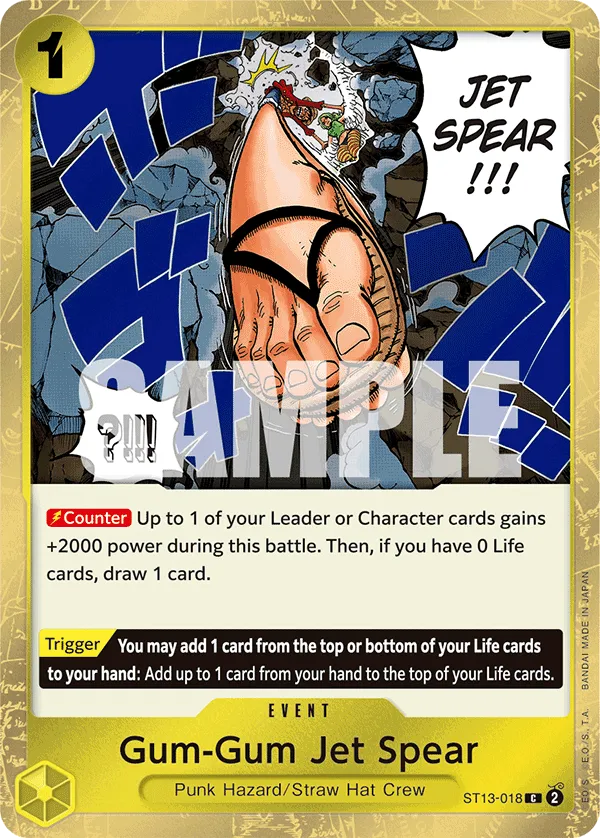 Gum-Gum Jet Spear (ST13-018) Ultra Deck: The Three Brothers - Cleric's Crypt