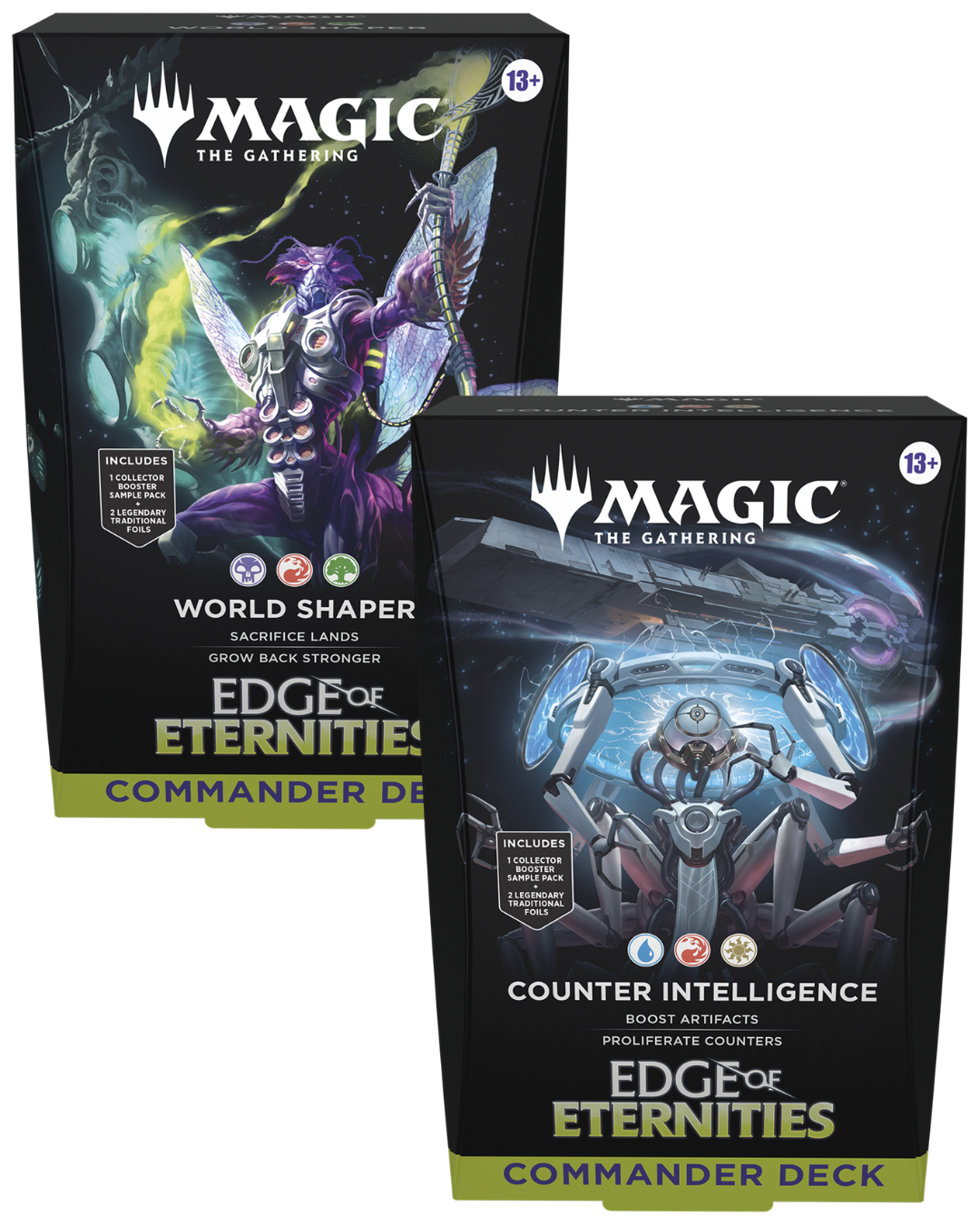 Magic the Gathering Edge of Eternities Commander Decks Combo (2 Pack)