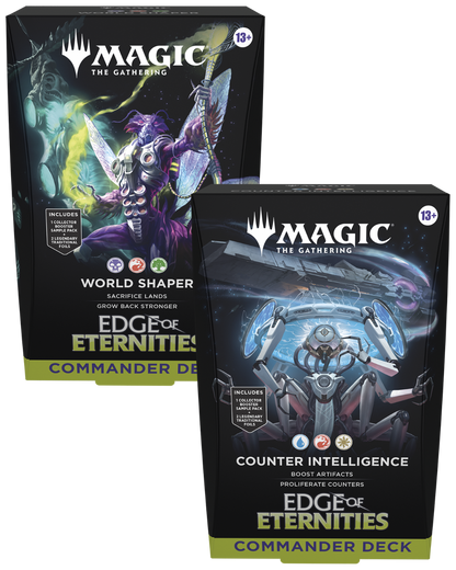 Magic the Gathering Edge of Eternities Commander Decks Combo (2 Pack)