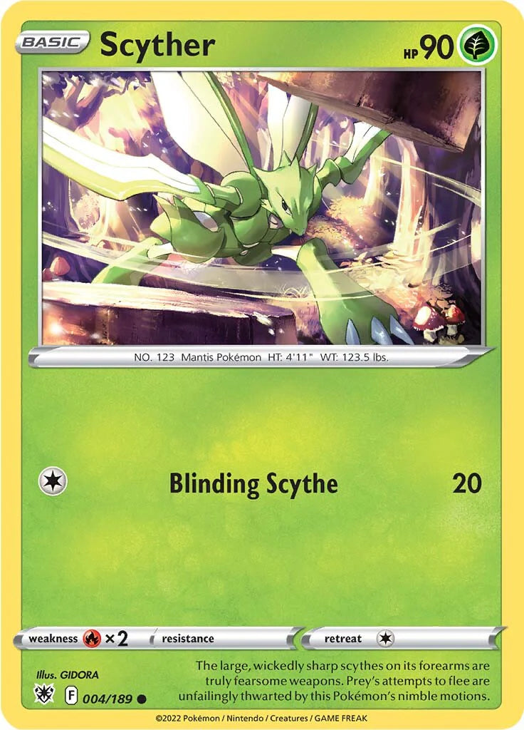 Scyther (004/189) [Sword & Shield: Astral Radiance] - Cleric's Crypt