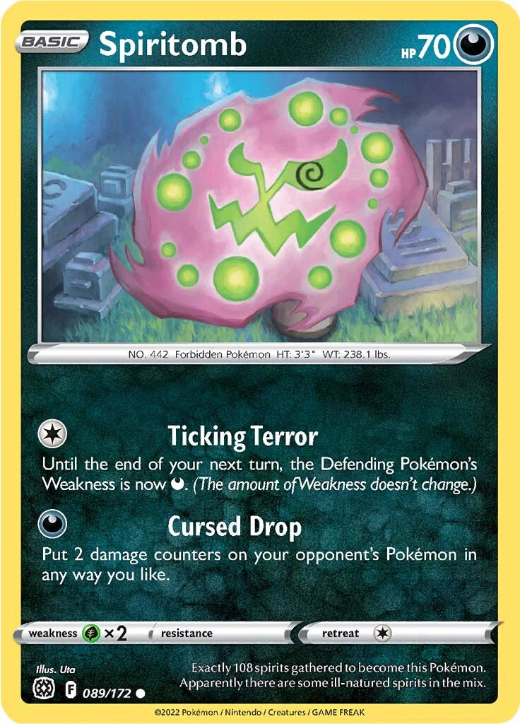 Spiritomb (089/172) [Sword & Shield: Brilliant Stars] - Cleric's Crypt