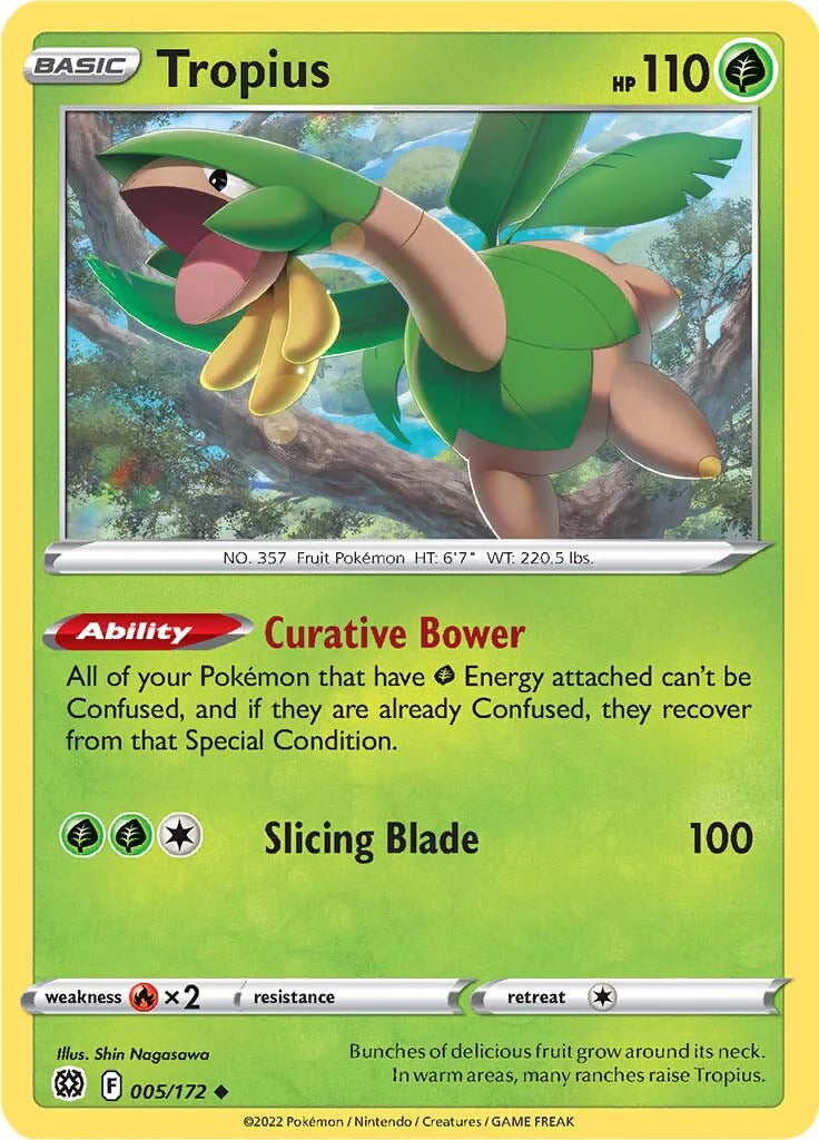 Tropius (005/172) [Sword & Shield: Brilliant Stars] - Cleric's Crypt