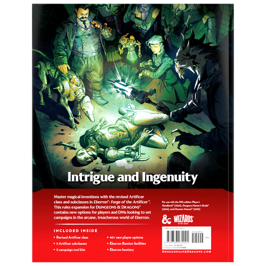 D&D Dungeons & Dragons Eberron Forge of the Artificer Hardcover