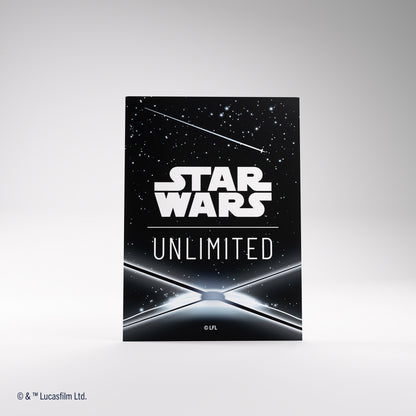 Gamegenic Star Wars Unlimited Art Sleeves - Card Back Black