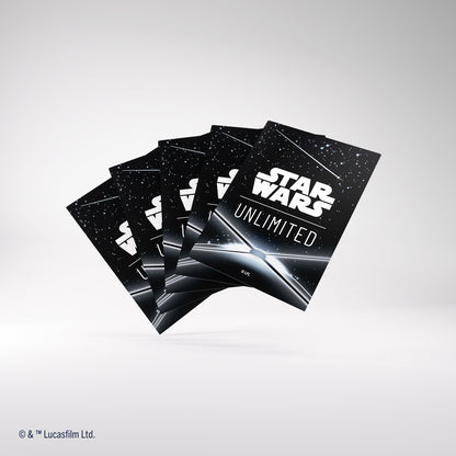 Gamegenic Star Wars Unlimited Art Sleeves - Card Back Black