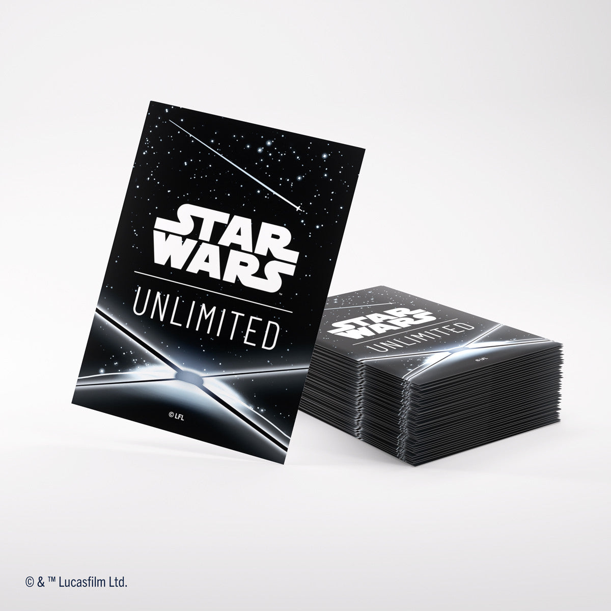 Gamegenic Star Wars Unlimited Art Sleeves - Card Back Black