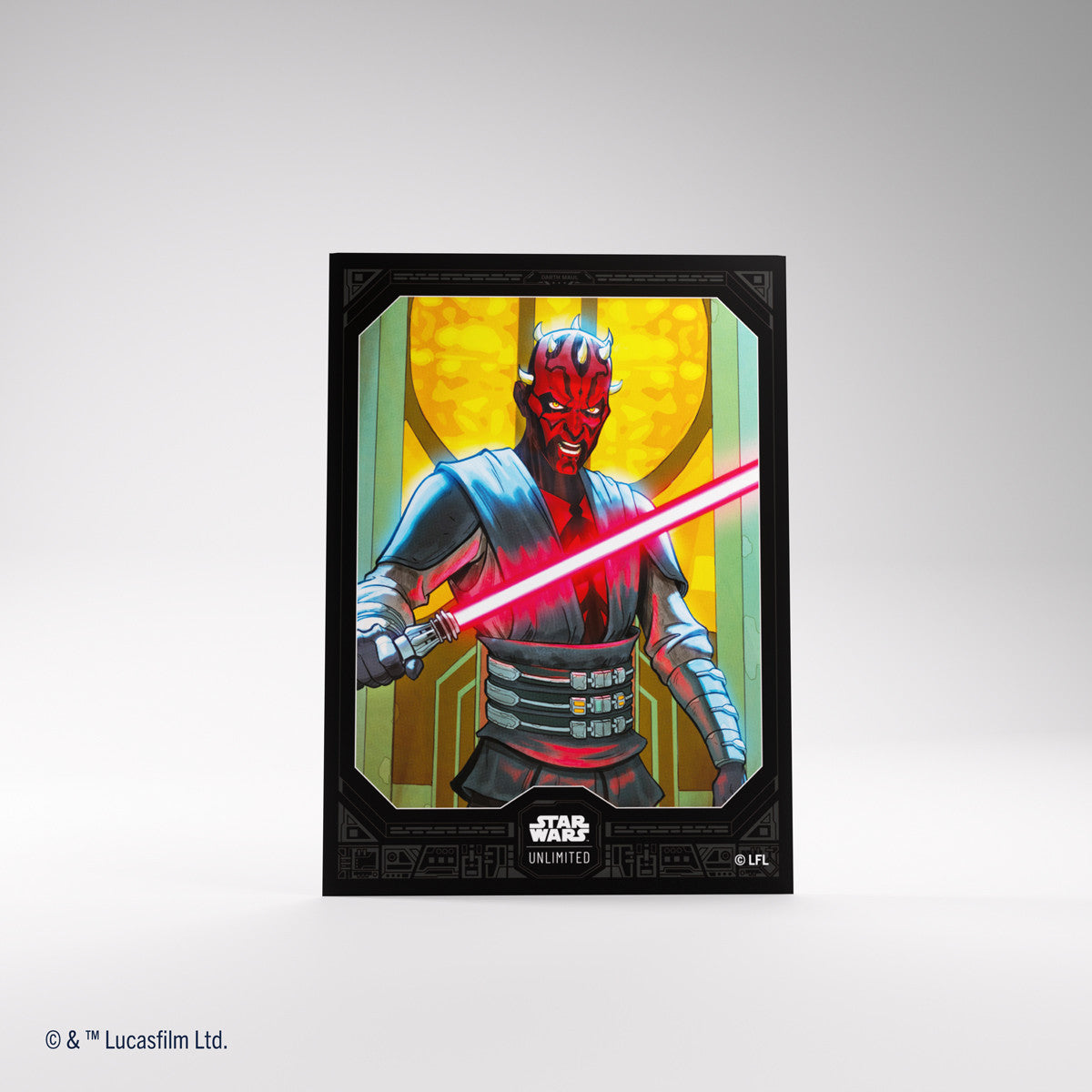 Gamegenic Star Wars Unlimited Art Sleeves - Darth Maul