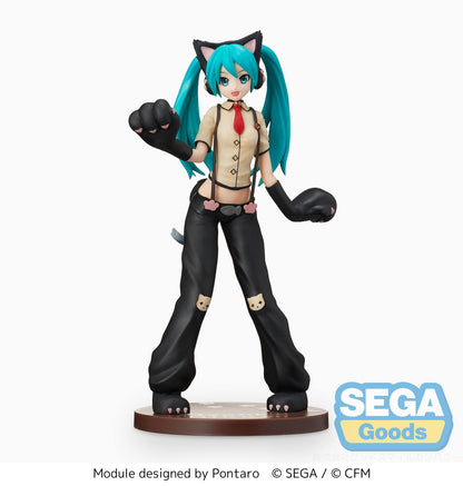 Hatsune Miku Project Diva Arcade Future Tone SPM Figure Hatsune Miku Kitty Cat