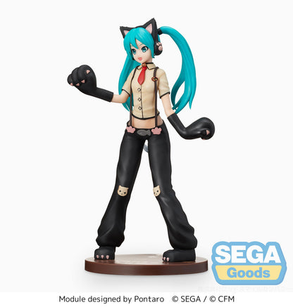 Hatsune Miku Project Diva Arcade Future Tone SPM Figure Hatsune Miku Kitty Cat