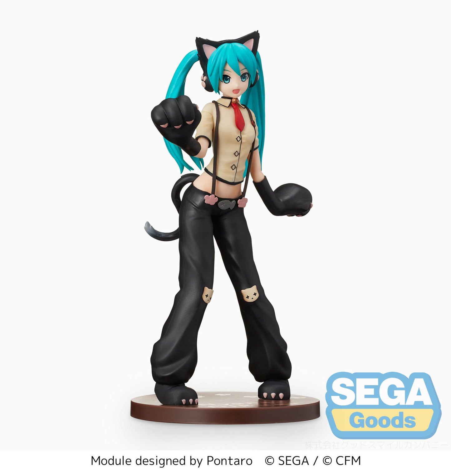 Hatsune Miku Project Diva Arcade Future Tone SPM Figure Hatsune Miku Kitty Cat