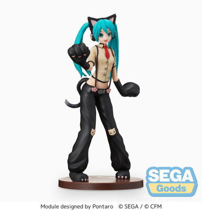 Hatsune Miku Project Diva Arcade Future Tone SPM Figure Hatsune Miku Kitty Cat