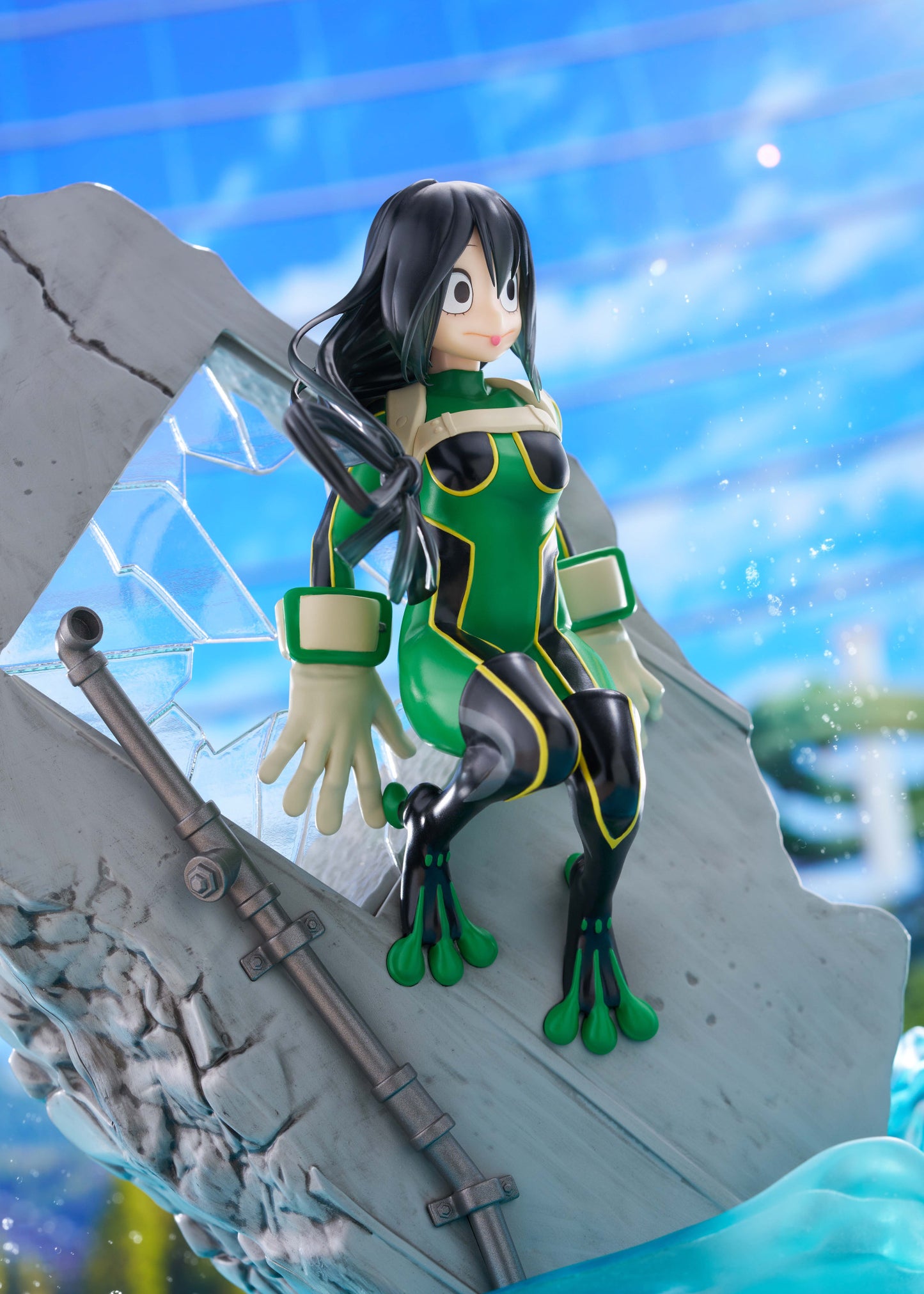 My Hero Academia DRESSTA Statue Figure Tsuyu Asui