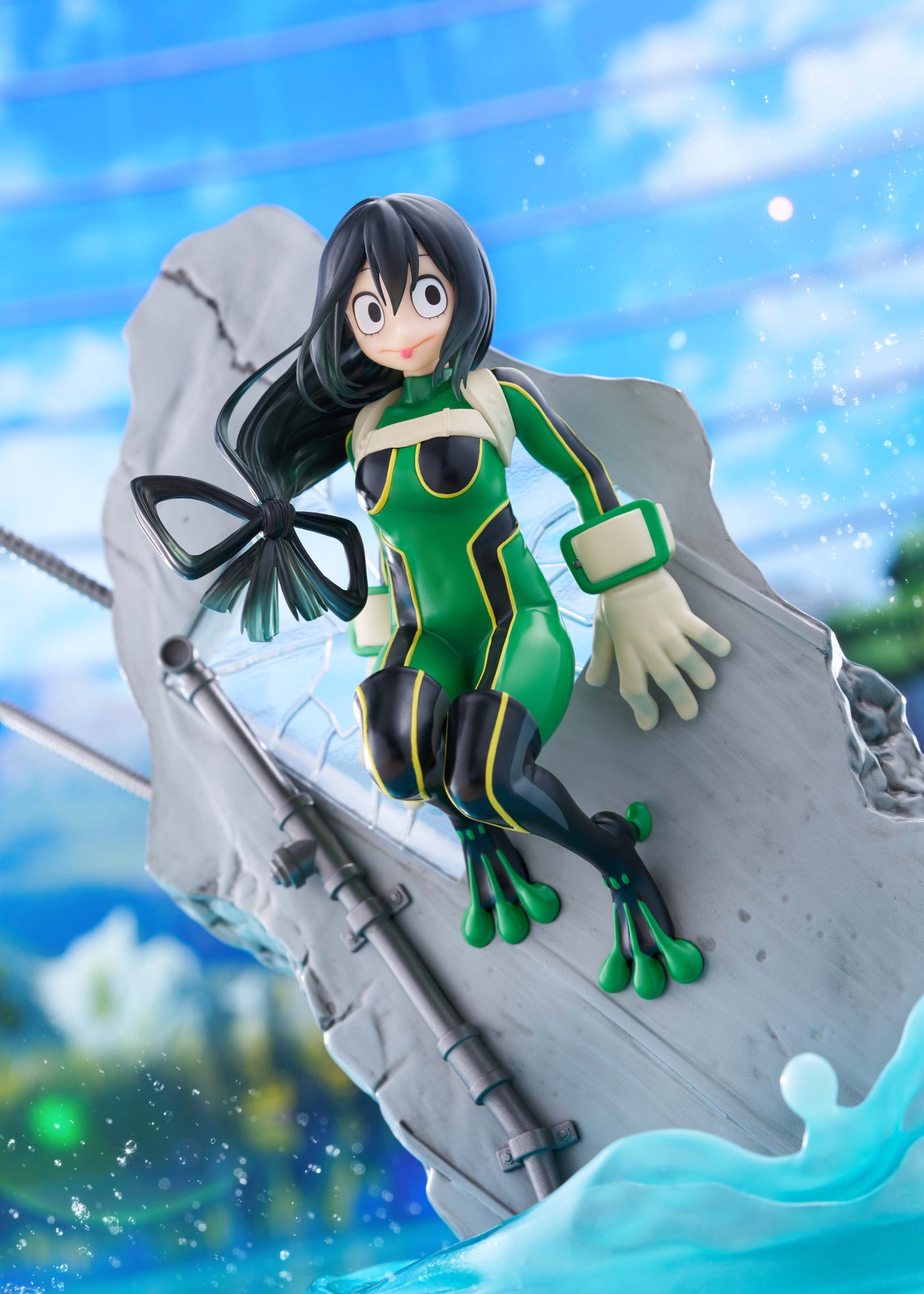My Hero Academia DRESSTA Statue Figure Tsuyu Asui