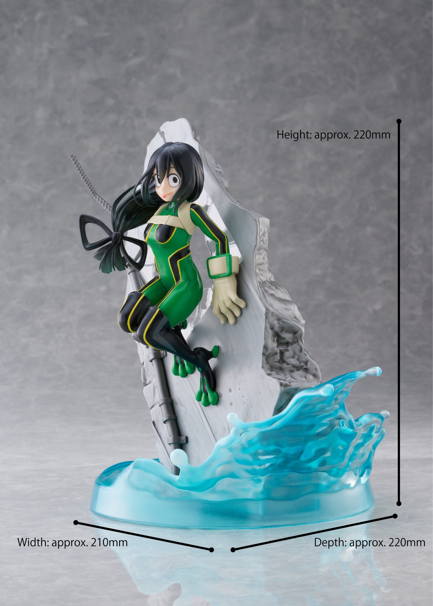 My Hero Academia DRESSTA Statue Figure Tsuyu Asui