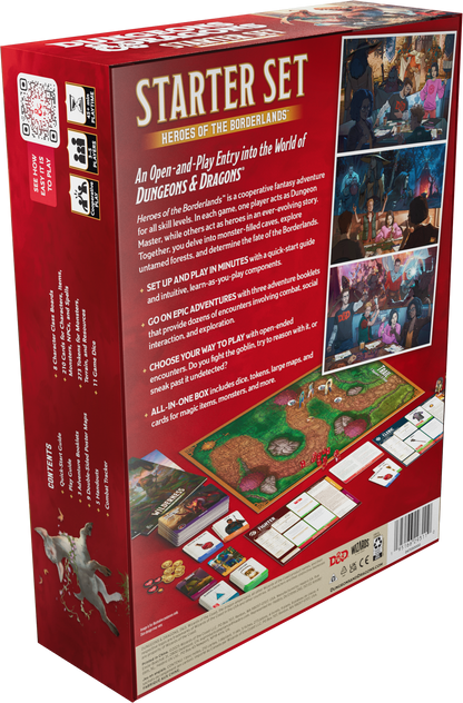 D&D Dungeons & Dragons Starter Set Heroes of the Borderlands