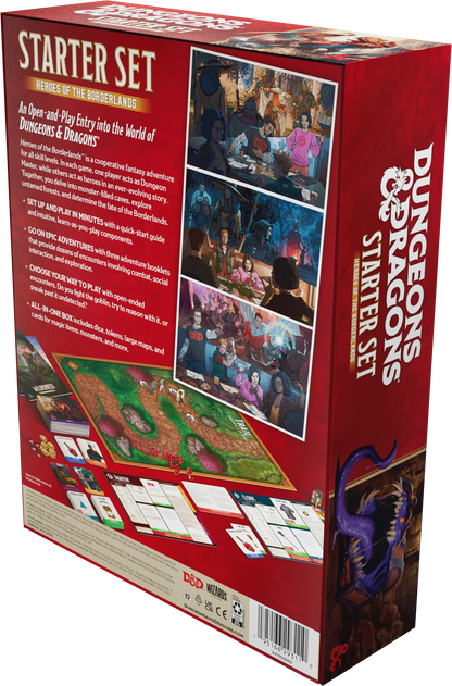 D&D Dungeons & Dragons Starter Set Heroes of the Borderlands